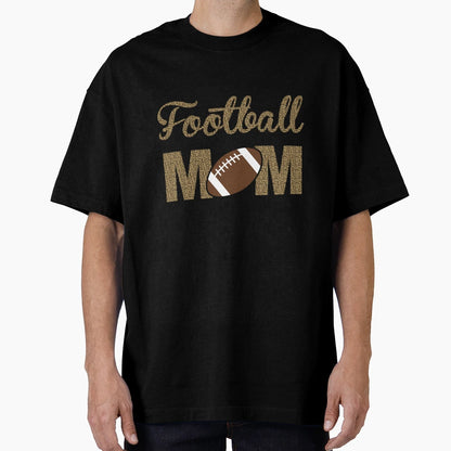 Leopard Football Mom T-Shirt - Fun Novelty Design Men Women - T-Shirt, Sweatshirt, Hoodie