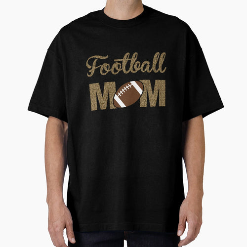 Leopard Football Mom T-Shirt - Fun Novelty Design Men Women - T-Shirt, Sweatshirt, Hoodie
