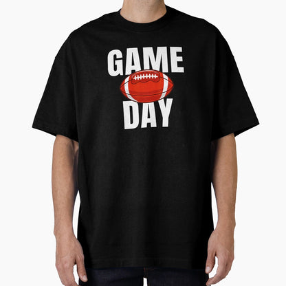 Game Day Football Bold Sports Fan T-Shirt - Minimalist Print Men Women - T-Shirt, Sweatshirt, Hoodie