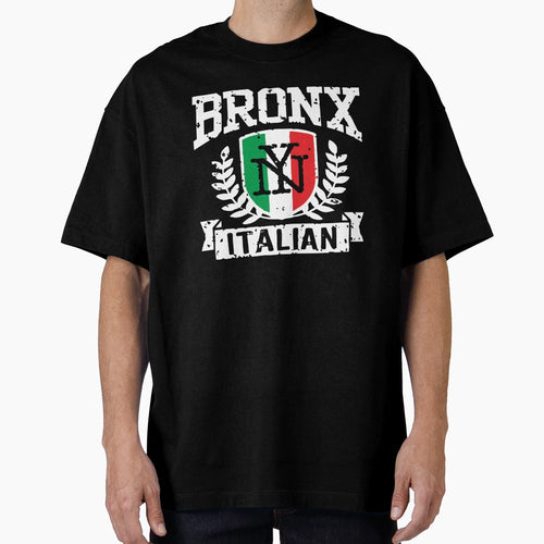 Bronx Ny Italian T-Shirt - Trendy Graphic for Adults - T-Shirt, Sweatshirt, Hoodie