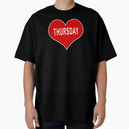 Thursday Red Love Heart T-Shirt - Casual Everyday Wear Men Women - T-Shirt, Sweatshirt, Hoodie