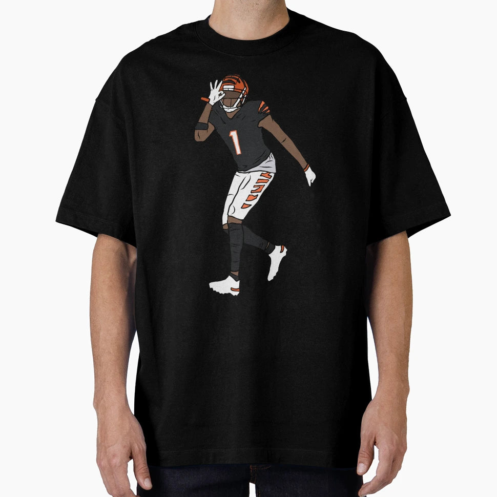 Jamarr Chase Celebration 3 T-Shirt - Streetwear Style for Adults - T-Shirt, Sweatshirt, Hoodie