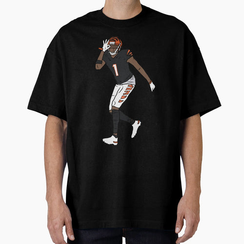 Jamarr Chase Celebration 3 T-Shirt - Streetwear Style for Adults - T-Shirt, Sweatshirt, Hoodie