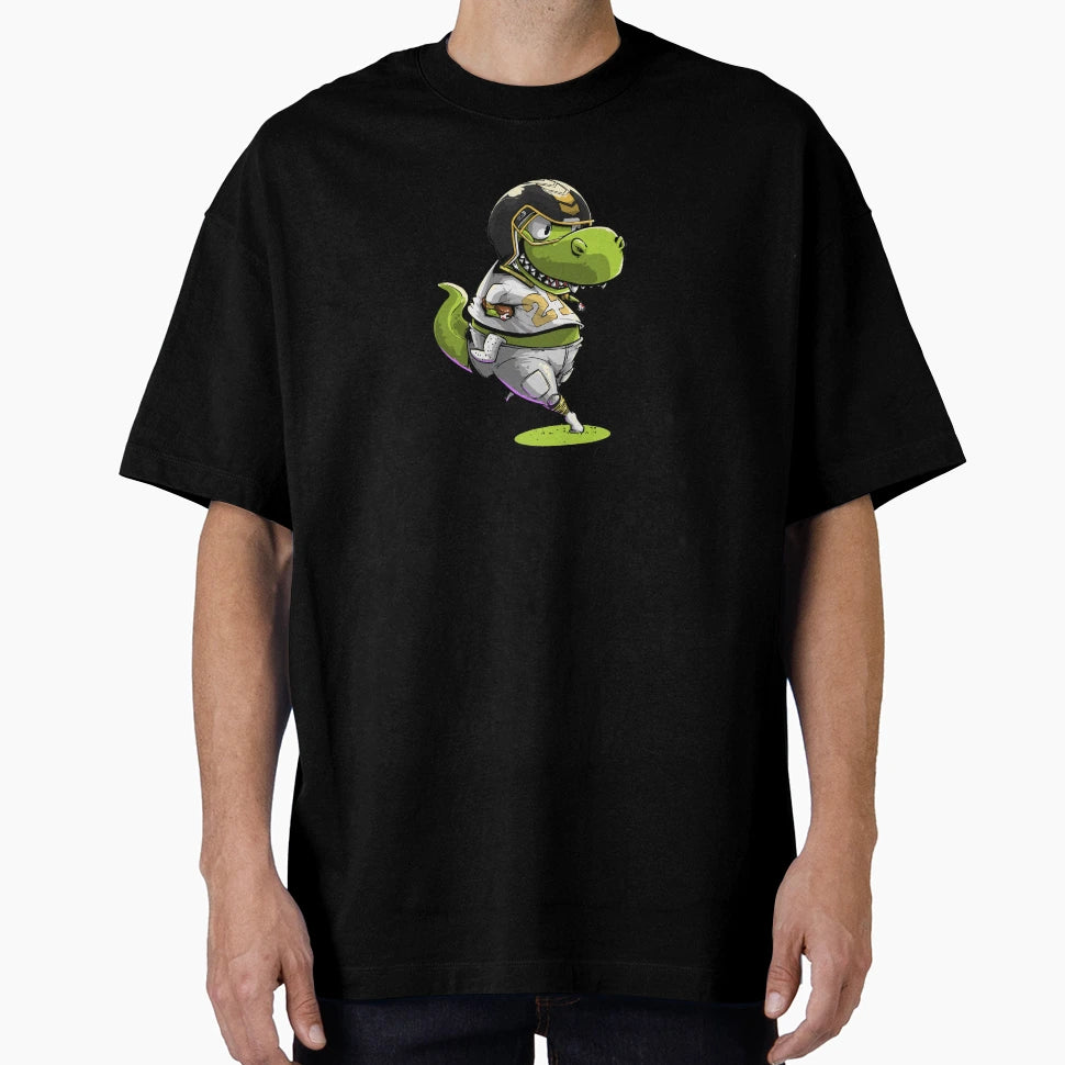 American Football Dinosaur T-Shirt - Fun Novelty Design for Adults - T-Shirt, Sweatshirt, Hoodie