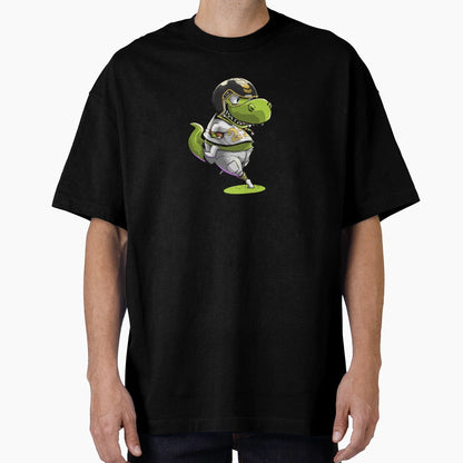 American Football Dinosaur T-Shirt - Fun Novelty Design for Adults - T-Shirt, Sweatshirt, Hoodie