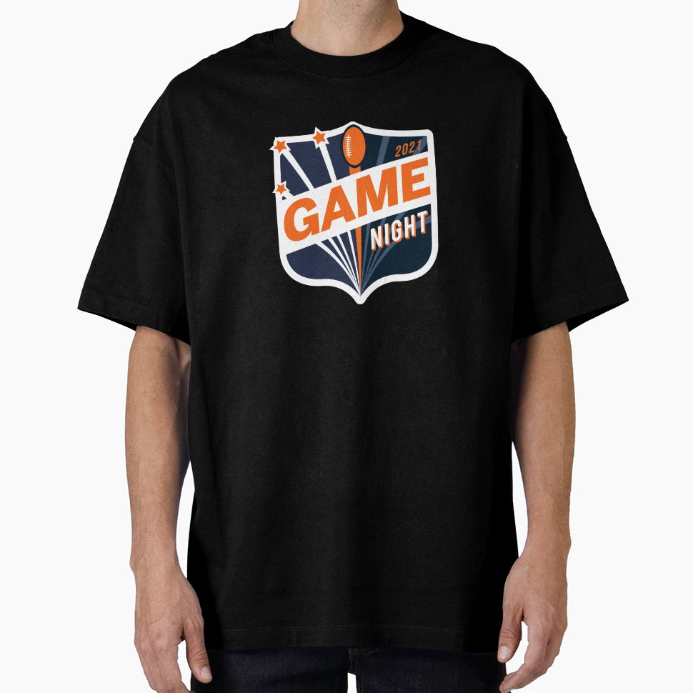 Game Night 2021 Shield Badge Sports T-Shirt - Custom Art Print for Adults - T-Shirt, Sweatshirt, Hoodie