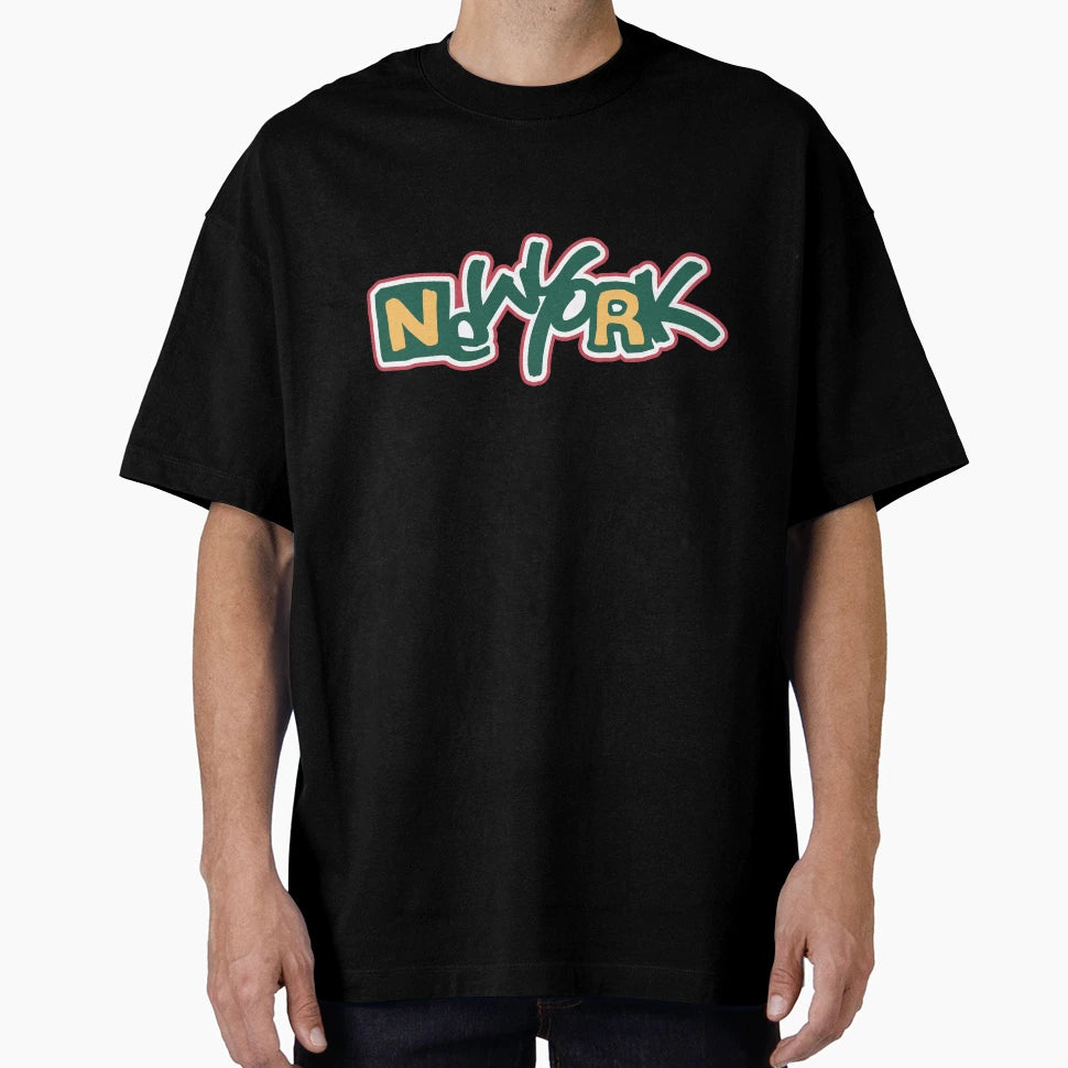 Nyc New York City Calligraphy Streetwear T-Shirt - Custom Art Print Unisex - T-Shirt, Sweatshirt, Hoodie
