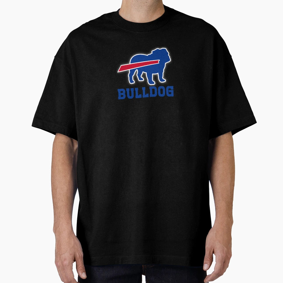 Buffalo Bills English Bulldog T-Shirt - Unique Graphic Unisex - T-Shirt, Sweatshirt, Hoodie