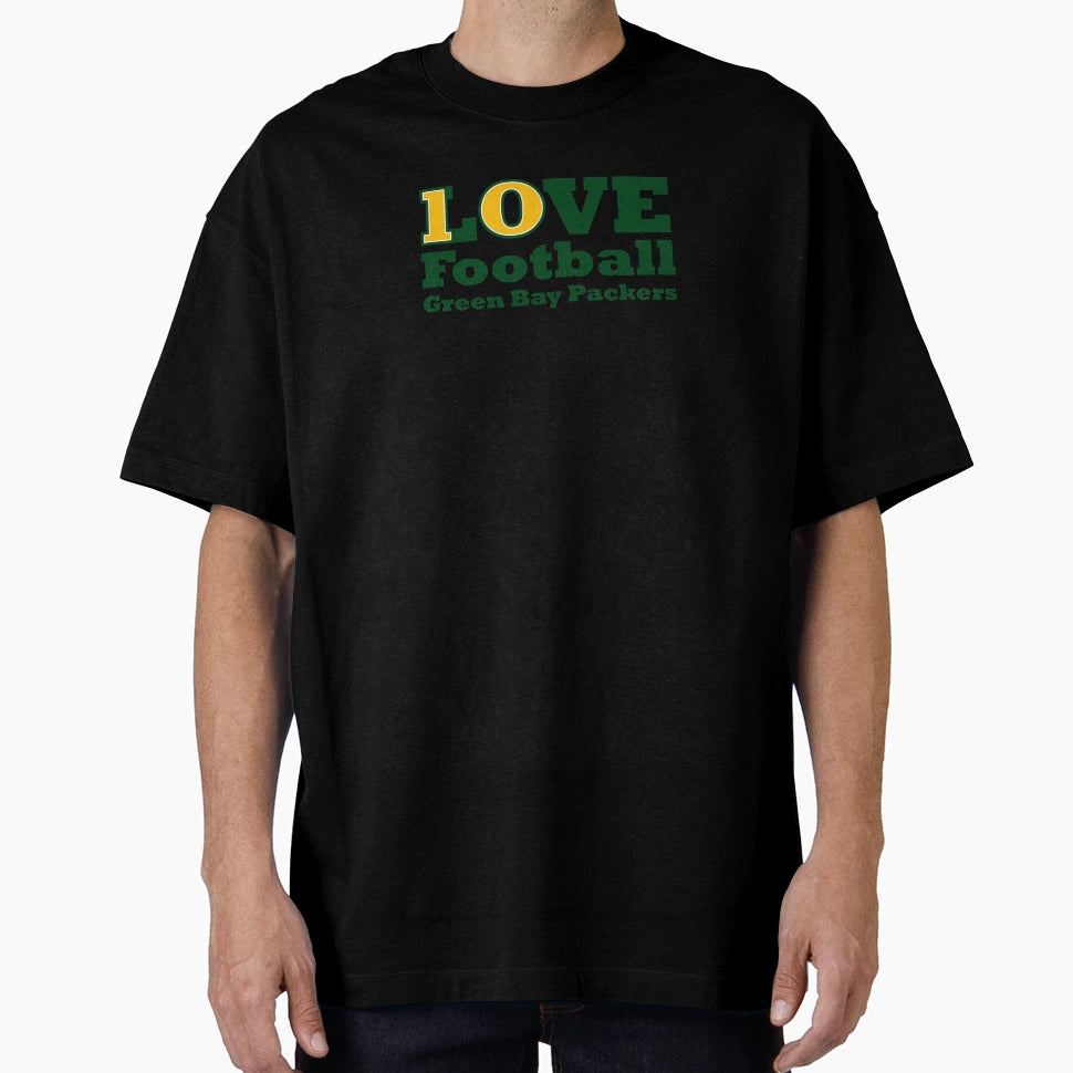 Love Football Green Bay Packers 10 T-Shirt - Trendy Graphic Unisex - T-Shirt, Sweatshirt, Hoodie