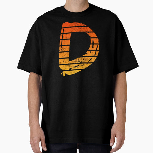 Letter D Initials T-Shirt - Novelty Apparel for Adults - T-Shirt, Sweatshirt, Hoodie