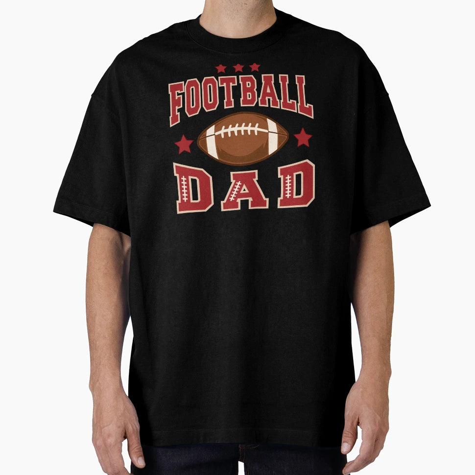 Fall Football Dad T-Shirt - Casual Everyday Wear for Adults - T-Shirt, Sweatshirt, Hoodie