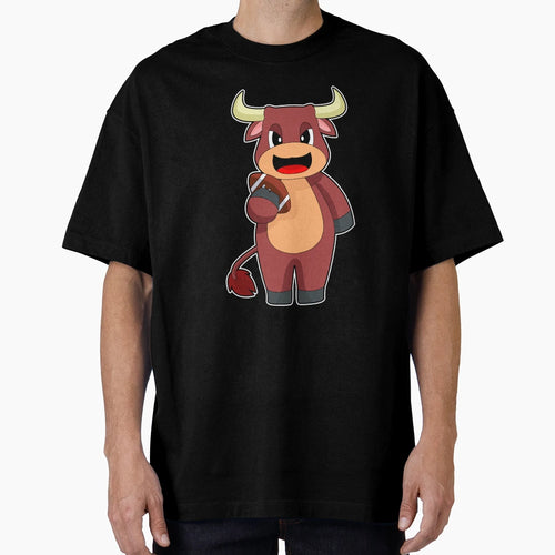 Bull American Football T-Shirt - Minimalist Print for Adults - T-Shirt, Sweatshirt, Hoodie