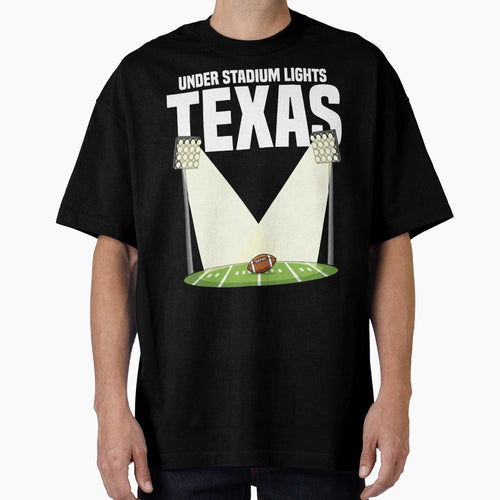 Texas Under Stadium Lights Dallas T-Shirt - Minimalist Print Men Women - T-Shirt, Sweatshirt, Hoodie
