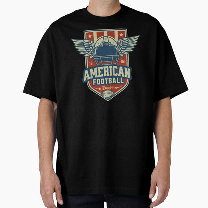American Football Grandpa T-Shirt - Minimalist Print for Adults - T-Shirt, Sweatshirt, Hoodie