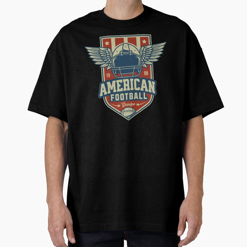 American Football Grandpa T-Shirt - Minimalist Print for Adults - T-Shirt, Sweatshirt, Hoodie