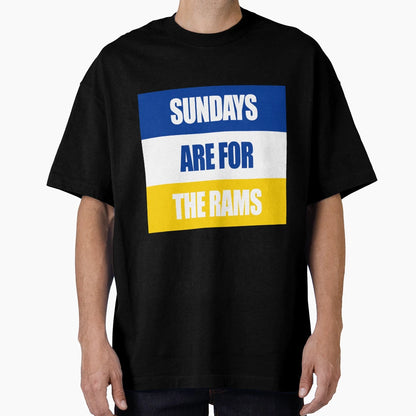 Sundays Are Rams T-Shirt - Unique Graphic Men Women - T-Shirt, Sweatshirt, Hoodie