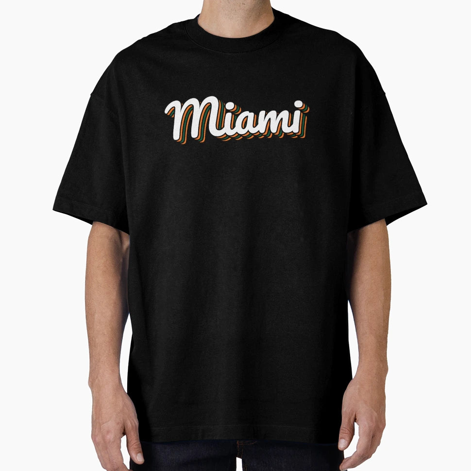 University Miami T-Shirt - Custom Art Print Unisex - T-Shirt, Sweatshirt, Hoodie