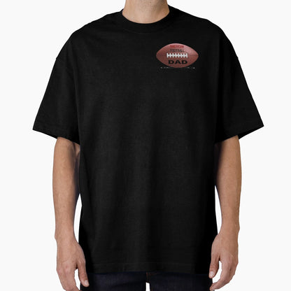 Best American Football Dad Football T-Shirt - Custom Art Print for Adults - T-Shirt, Sweatshirt, Hoodie