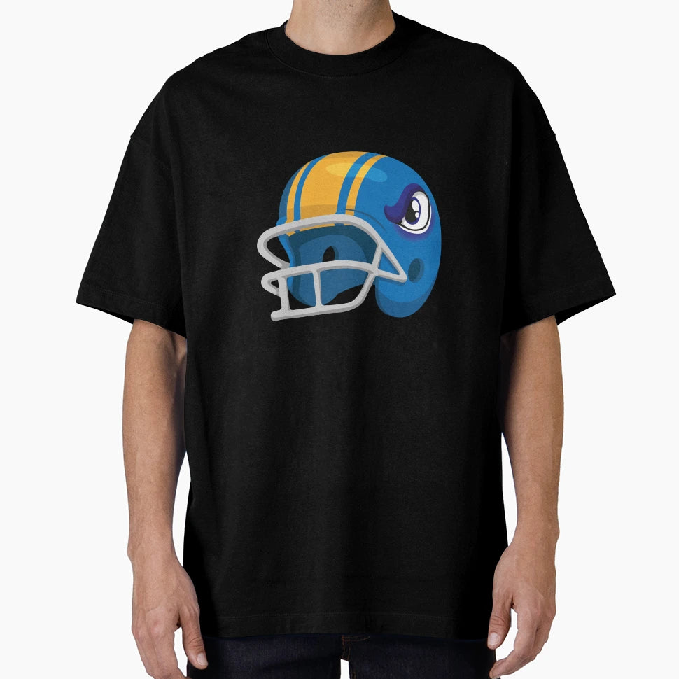 Illustrations American Football Helmet T-Shirt - Trendy Graphic for Adults - T-Shirt, Sweatshirt, Hoodie