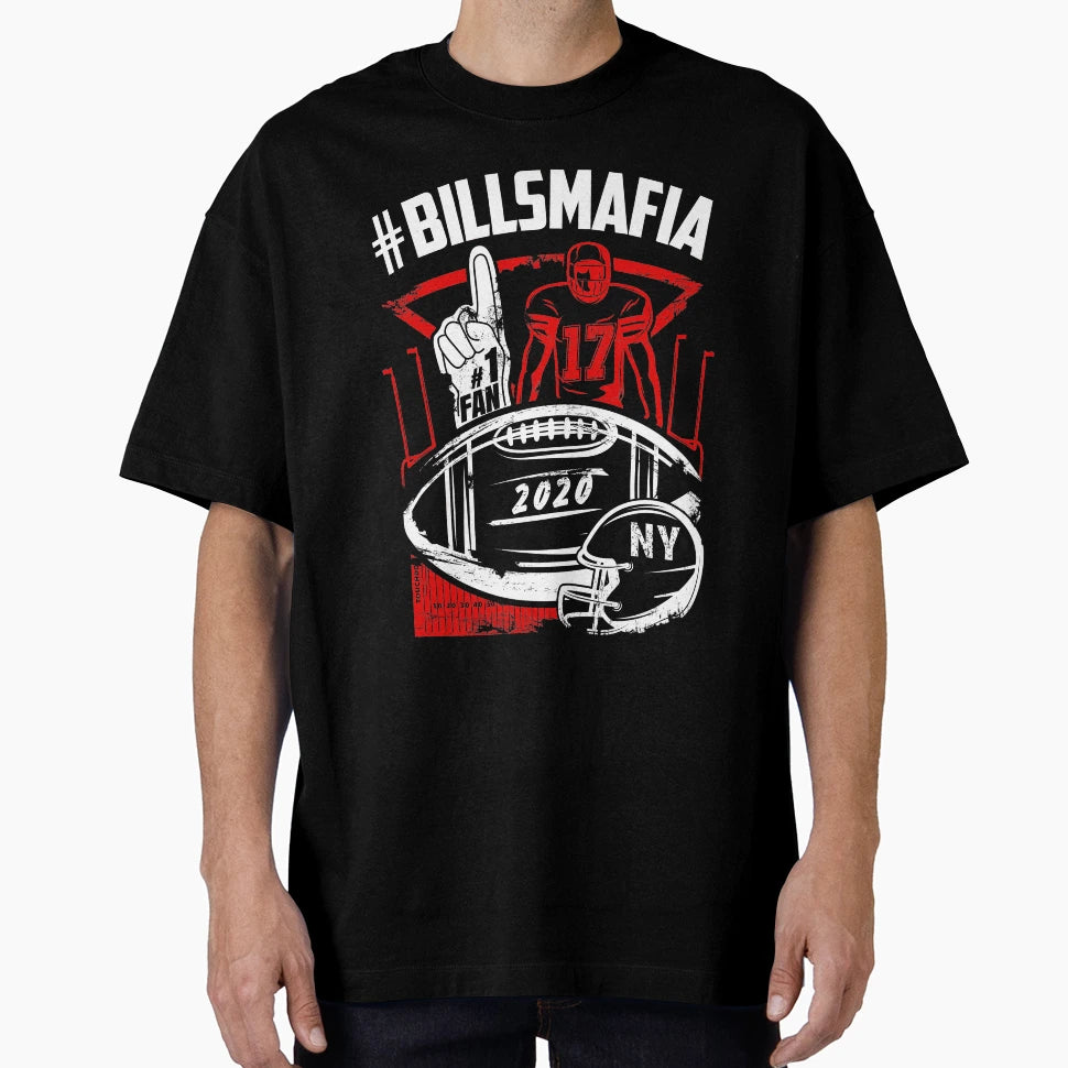 Buffalo Football Ny Bflo Mafia T-Shirt - Custom Art Print Men Women - T-Shirt, Sweatshirt, Hoodie