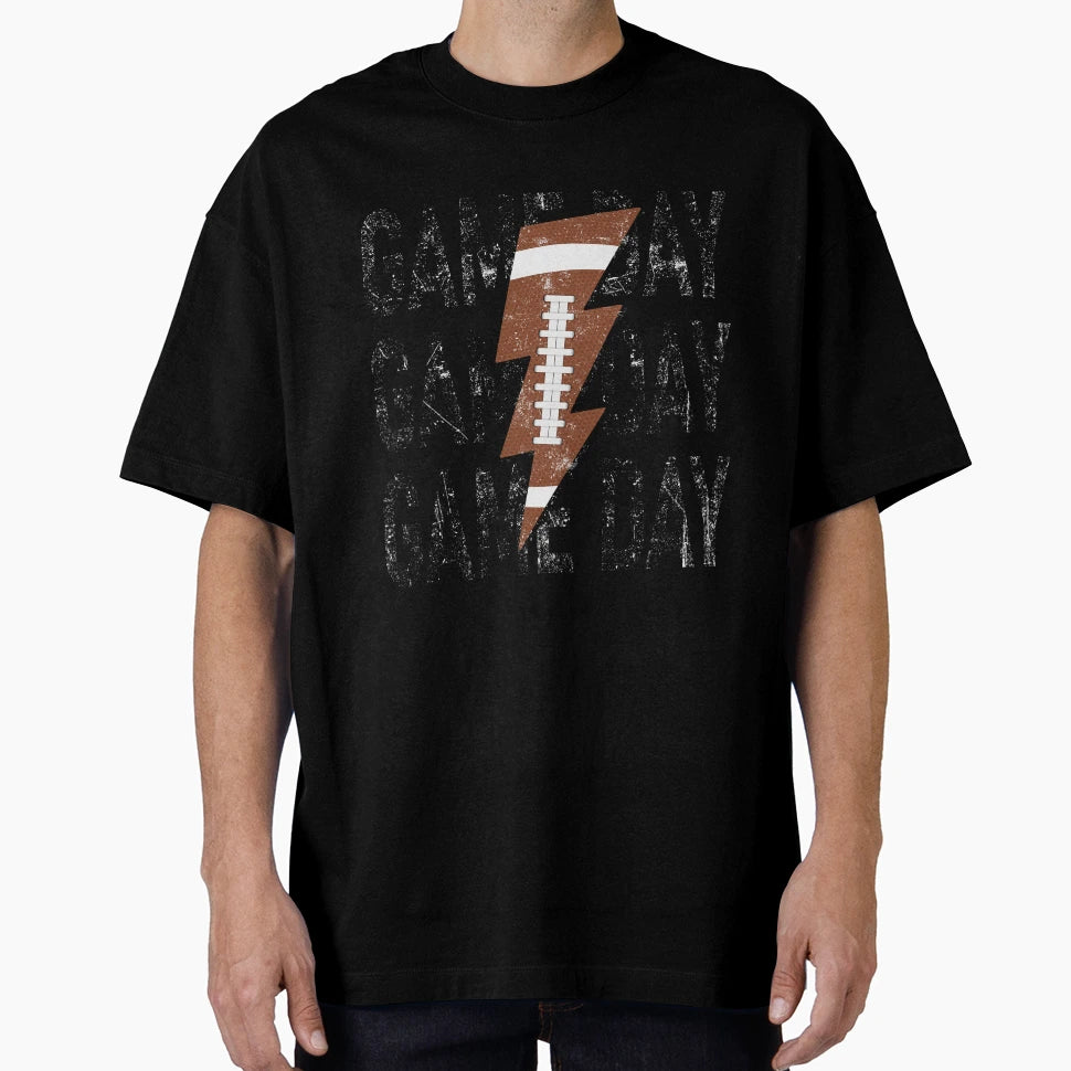 Game Day Football American T-Shirt - Fun Novelty Design for Adults - T-Shirt, Sweatshirt, Hoodie