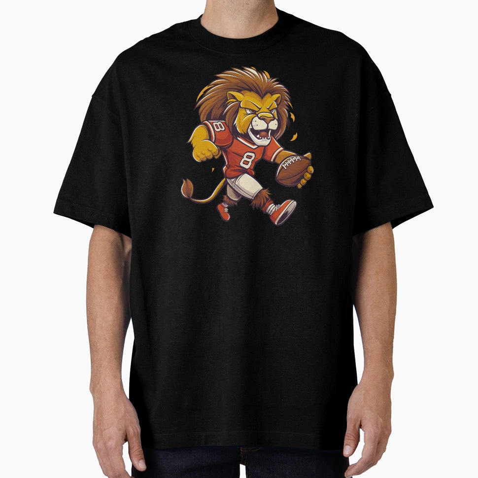 Lions Football T-Shirt - Fun Novelty Design Men Women - T-Shirt, Sweatshirt, Hoodie