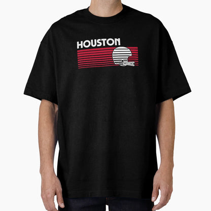 Houston Football Helmet Game Day T-Shirt - Casual Everyday Wear Men Women - T-Shirt, Sweatshirt, Hoodie