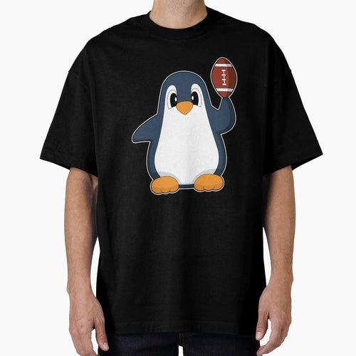 Penguin American Football Sports T-Shirt - Unique Graphic Men Women - T-Shirt, Sweatshirt, Hoodie
