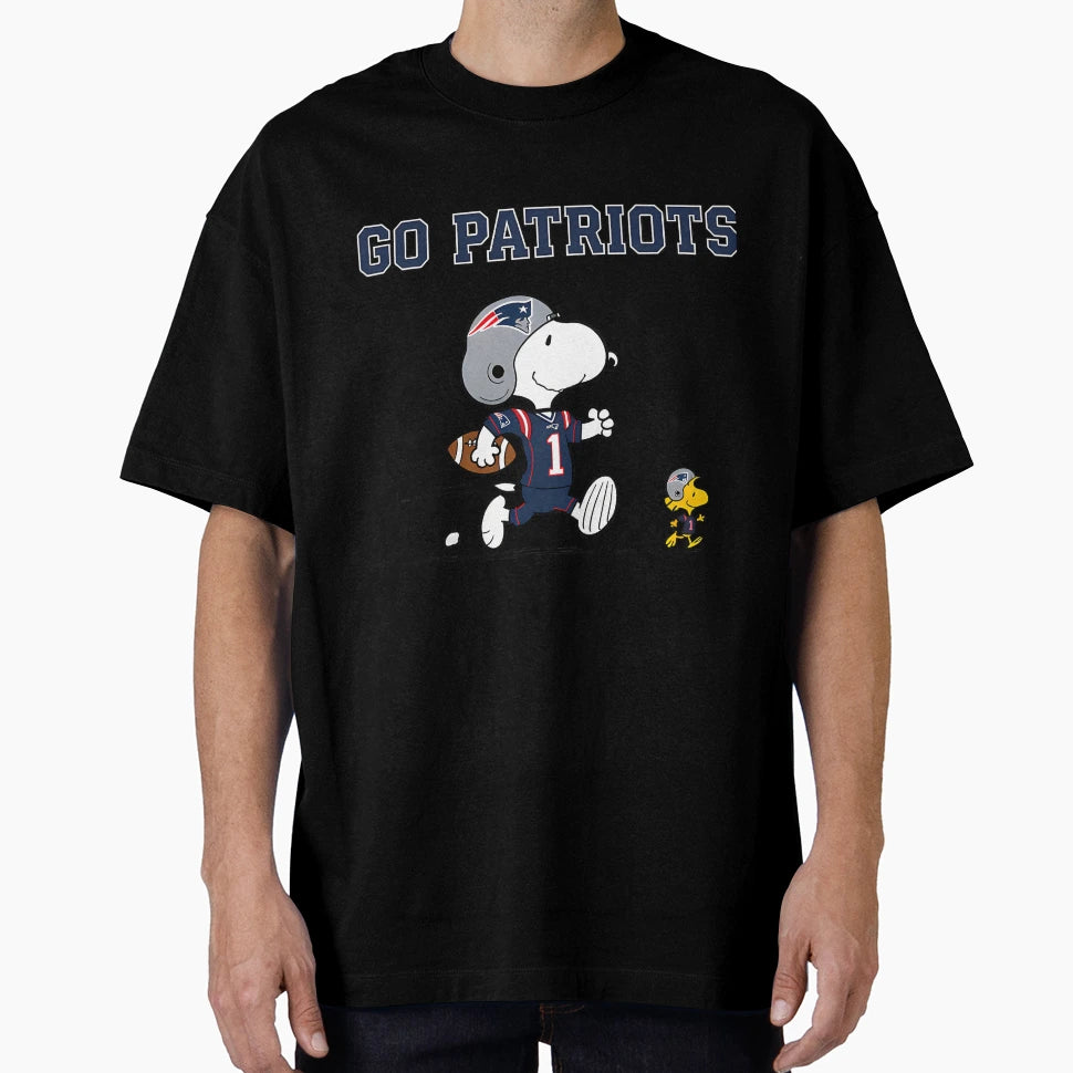 Snoopy Go Patriots T-Shirt - Fun Novelty Design Men Women - T-Shirt, Sweatshirt, Hoodie