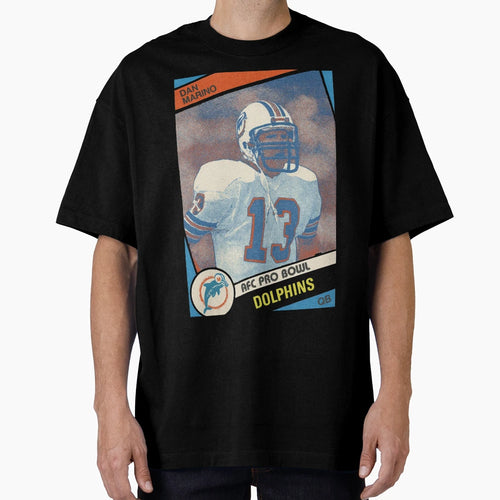 Dan Marino 13 Football Card Art T-Shirt - Casual Everyday Wear Men Women - T-Shirt, Sweatshirt, Hoodie