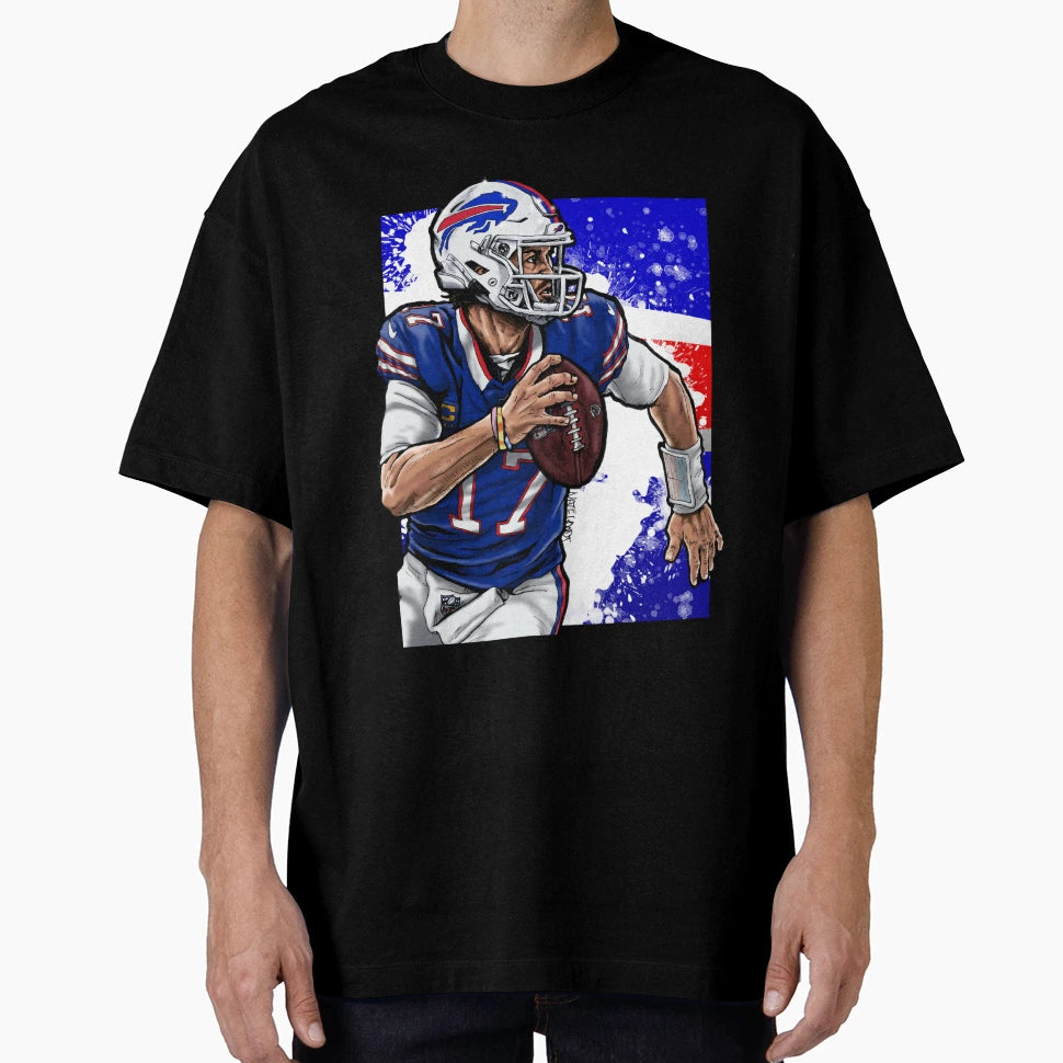 Allen Blue B T-Shirt - Custom Art Print for Adults - T-Shirt, Sweatshirt, Hoodie