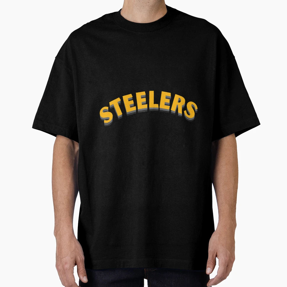 Black And Yellow Pittsburgh Fan T-Shirt - Minimalist Print for Adults - T-Shirt, Sweatshirt, Hoodie