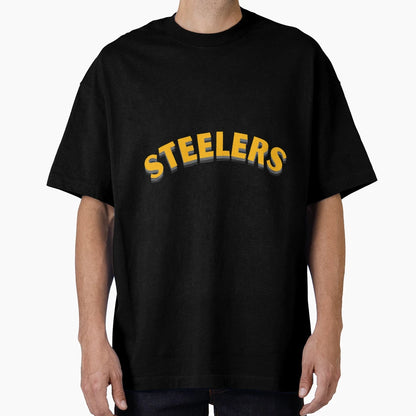 Black And Yellow Pittsburgh Fan T-Shirt - Minimalist Print for Adults - T-Shirt, Sweatshirt, Hoodie