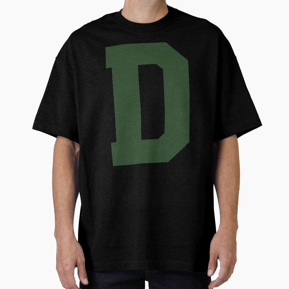 Alphabet Green D Sports Letter D T-Shirt - Novelty Apparel Men Women - T-Shirt, Sweatshirt, Hoodie