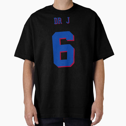 Julius Erving Dr J Jersey No 6 T-Shirt - Custom Art Print Unisex - T-Shirt, Sweatshirt, Hoodie