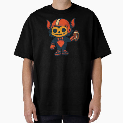 Creepy Football Monster Gothic Kawaii T-Shirt - Unique Graphic Men Women - T-Shirt, Sweatshirt, Hoodie