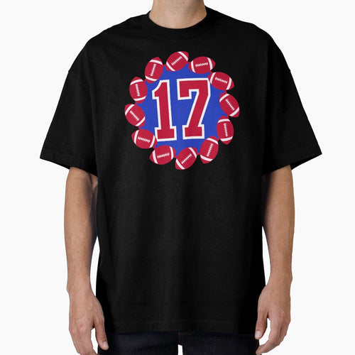 Lets Go Buffalo 17 Allen Stickerpack Red T-Shirt - Custom Art Print Unisex - T-Shirt, Sweatshirt, Hoodie
