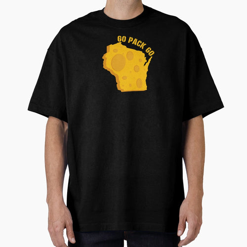 Go Pack Go Wisconsin Cheese T-Shirt - Minimalist Print for Adults - T-Shirt, Sweatshirt, Hoodie