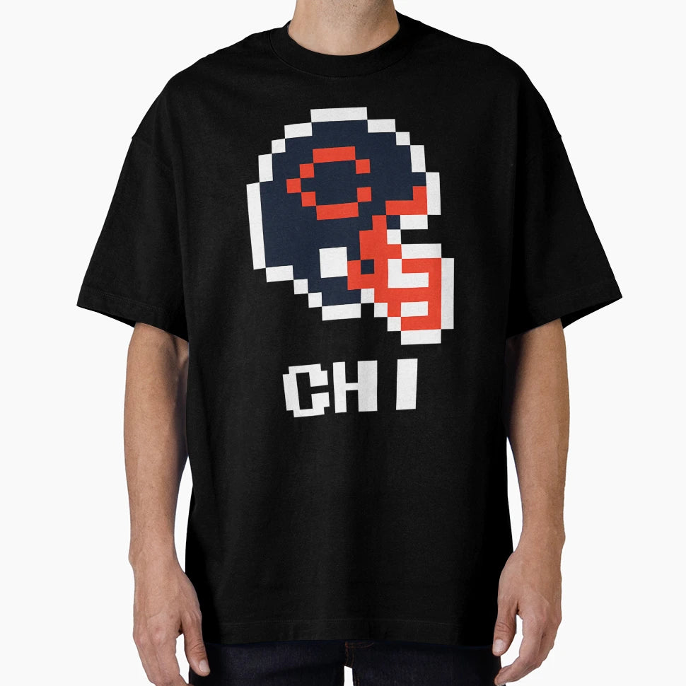 Chicago Bears Tecmo Super Bowl T-Shirt - Fun Novelty Design for Adults - T-Shirt, Sweatshirt, Hoodie