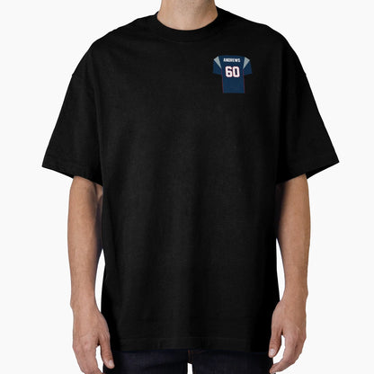 David Andrews Patriots Jersey T-Shirt - Casual Everyday Wear Men Women - T-Shirt, Sweatshirt, Hoodie