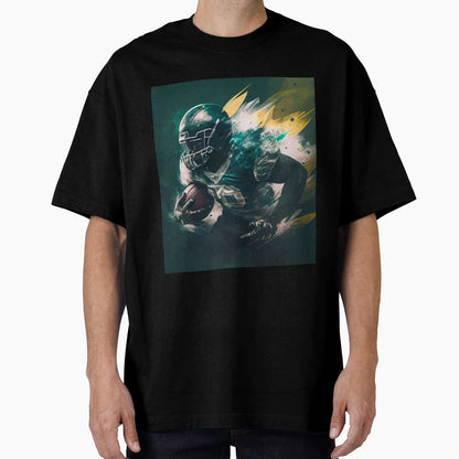 Dynamic American Football Player T-Shirt - Fun Novelty Design Unisex - T-Shirt, Sweatshirt, Hoodie