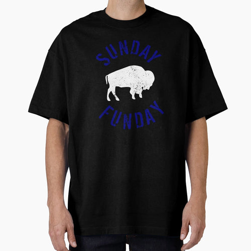 Buffalo Football Sunday Funday T-Shirt - Casual Everyday Wear for Adults - T-Shirt, Sweatshirt, Hoodie