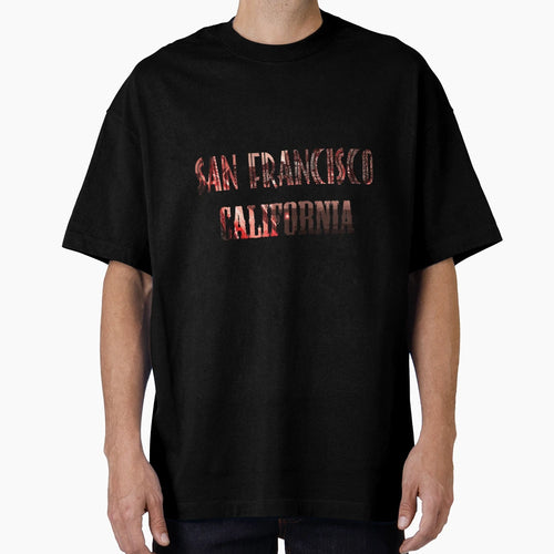 San Francisco California T-Shirt - Custom Art Print Men Women - T-Shirt, Sweatshirt, Hoodie