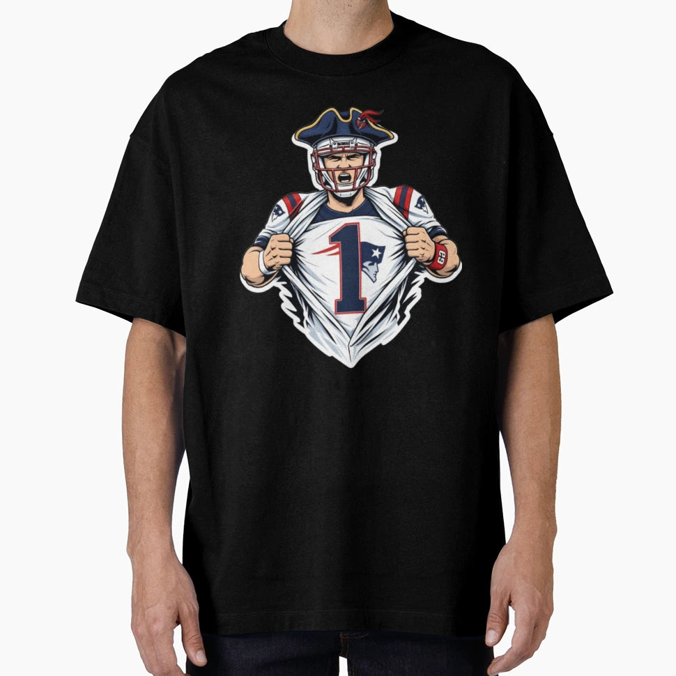 Patriots No 1 Power Reveal T-Shirt - Casual Everyday Wear Unisex - T-Shirt, Sweatshirt, Hoodie