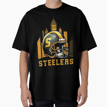 Black And Yellow Pittsburgh Fan T-Shirt - Trendy Graphic for Adults - T-Shirt, Sweatshirt, Hoodie