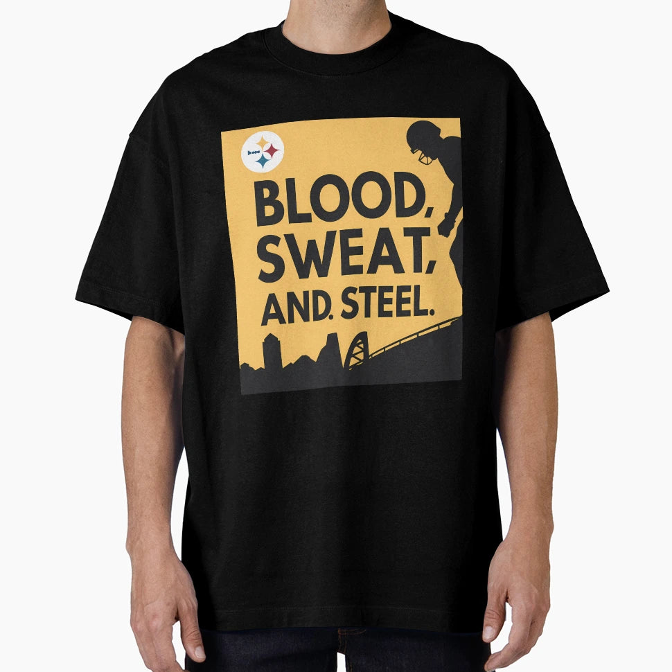 Grit Glory Steel Citys Athletic T-Shirt - Casual Everyday Wear Unisex - T-Shirt, Sweatshirt, Hoodie