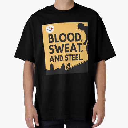Grit Glory Steel Citys Athletic T-Shirt - Casual Everyday Wear Unisex - T-Shirt, Sweatshirt, Hoodie