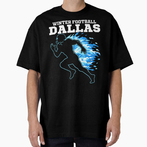 Dallas Winter Football Frost Wind T-Shirt - Custom Art Print Unisex - T-Shirt, Sweatshirt, Hoodie