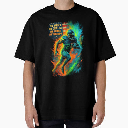 Greater Triumph American Football T-Shirt - Aesthetic Graphic Men Women - T-Shirt, Sweatshirt, Hoodie