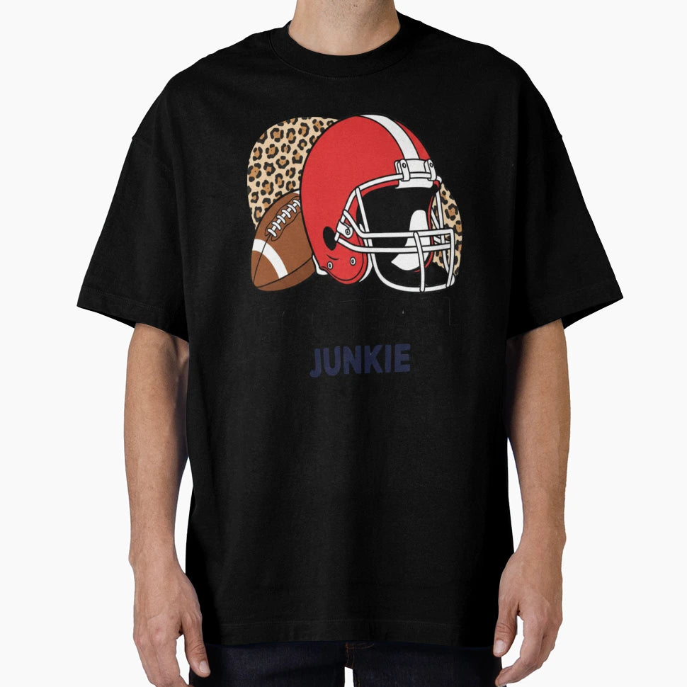 Football Junkie Unique Football T-Shirt - Casual Everyday Wear Men Women - T-Shirt, Sweatshirt, Hoodie